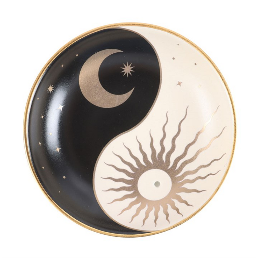 *Yin Yang Ceramic Incense Holder (12/24)