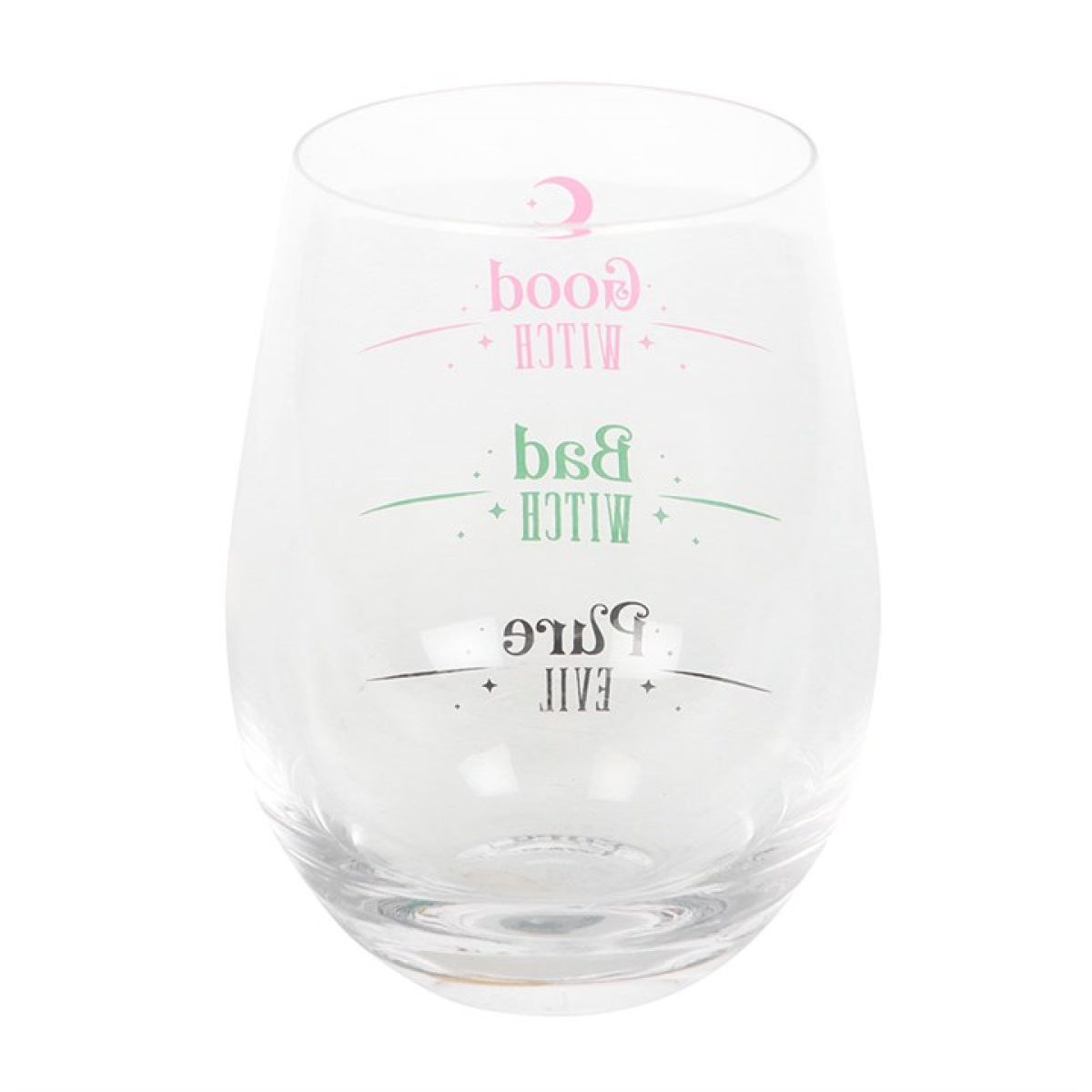Good Witch, Bad Witch Stemless Glass