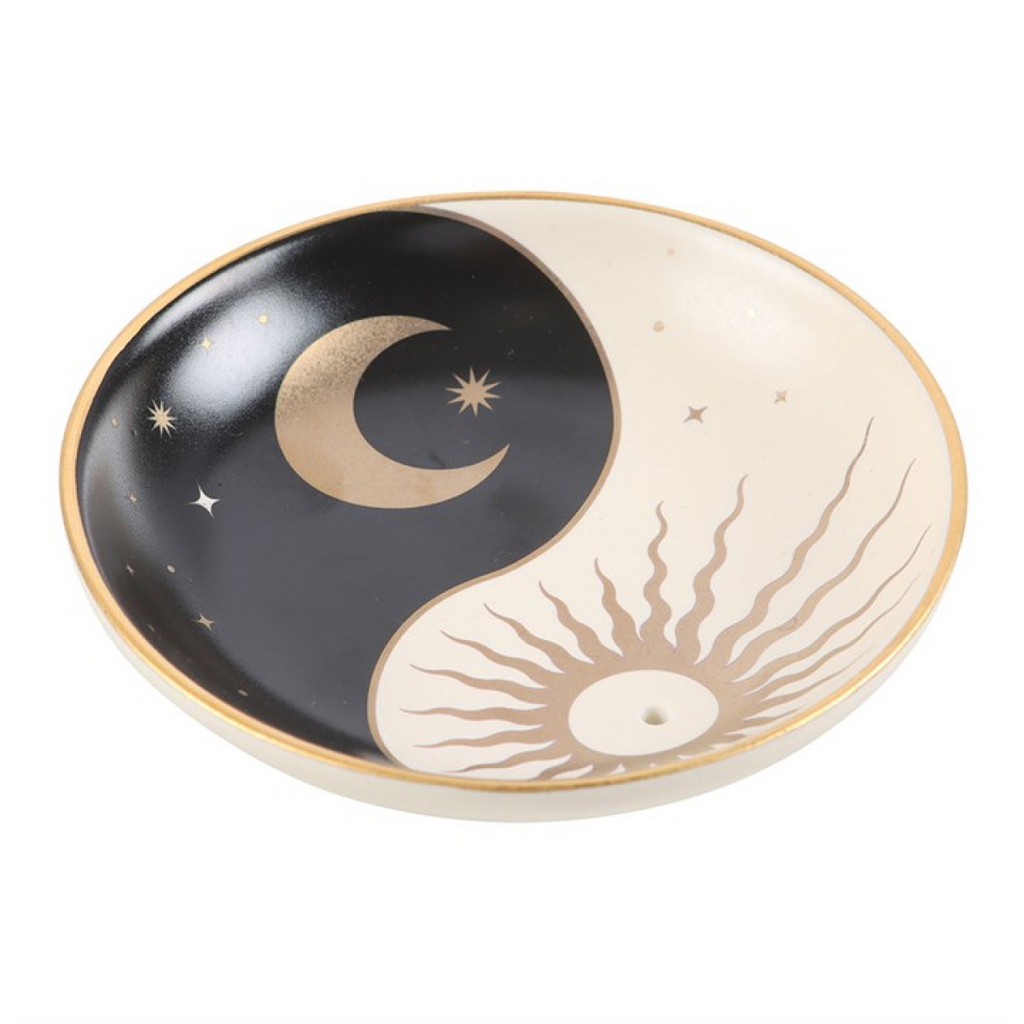 *Yin Yang Ceramic Incense Holder (12/24)