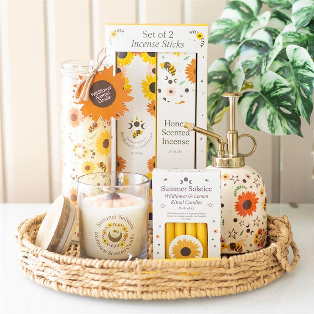 Bee Radiant Wildflower Tube Candle