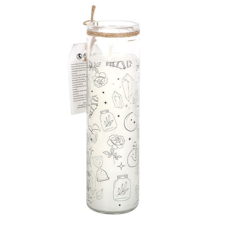 *Mystical White Sage Fragranced Candle in Glass Tube (4/20)