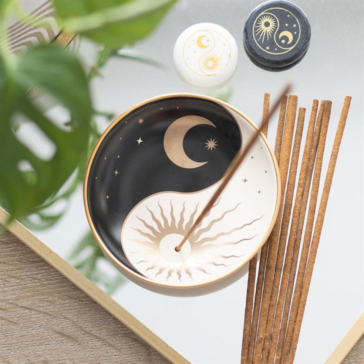 *Yin Yang Ceramic Incense Holder (12/24)